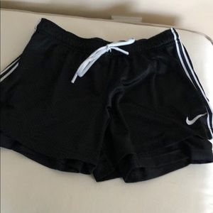 Nike Dri-Fit Mesh Runner Shorts with Spandex under